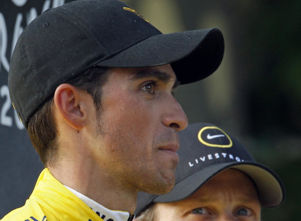 Alberto Contador i Lance Armstrong