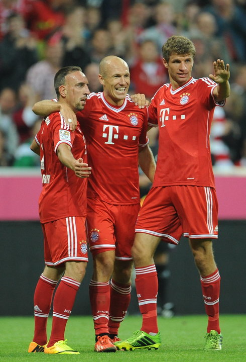 Arjen Robben, Franck Ribery, Thomas Müller