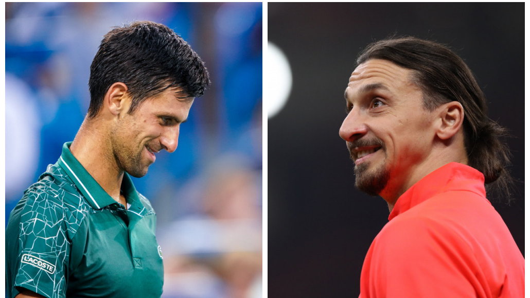 Novak Djoković i Zlatan Ibrahimović