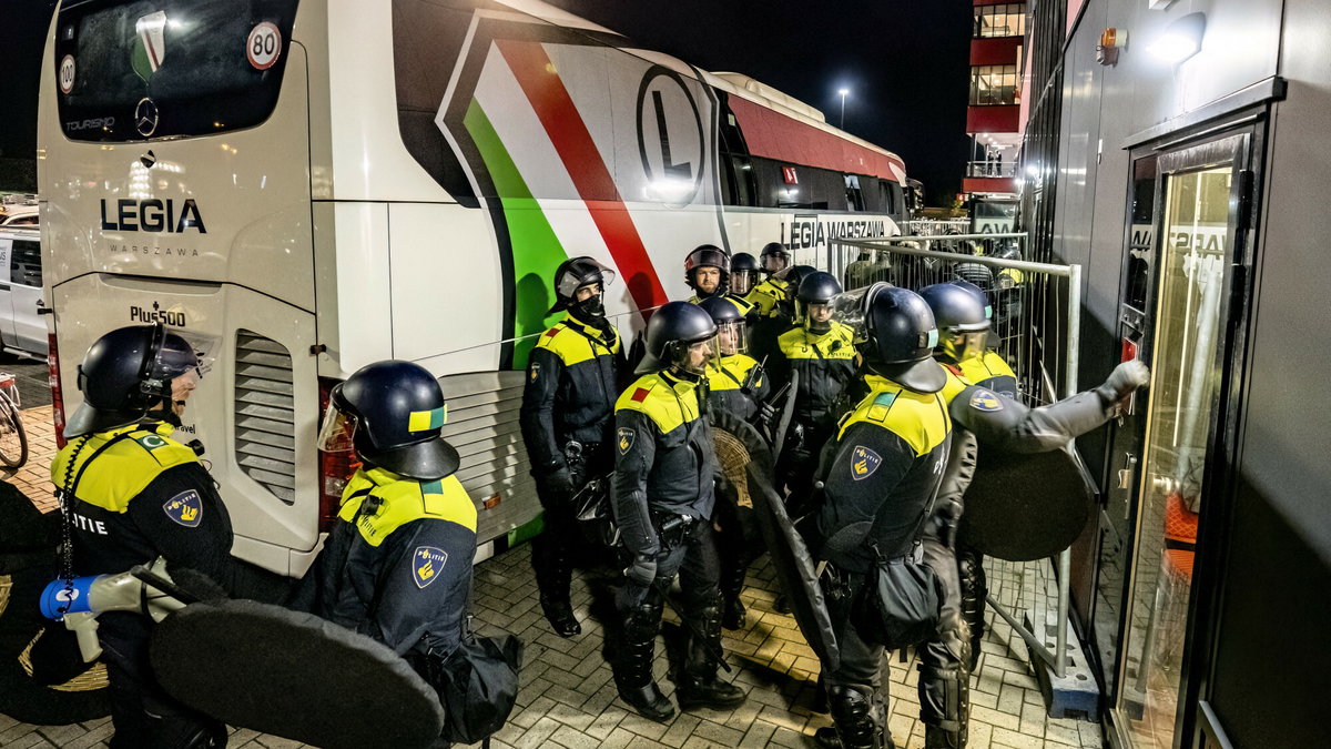 Wydarzenia po meczu AZ Alkmaar — Legia Warszawa