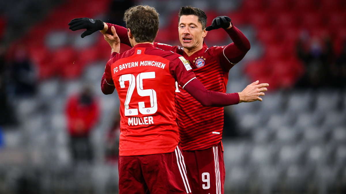 Thomas Mueller i Robert Lewandowski tworzyli znakomity duet w Bayernie