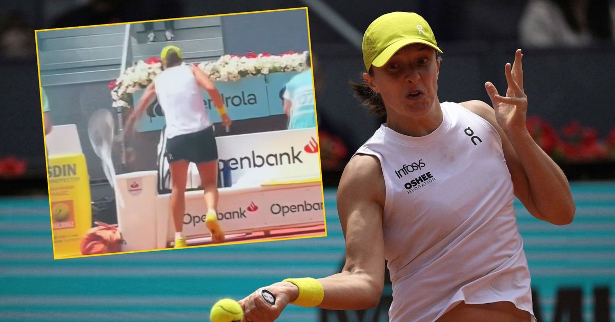 Powiedzieć, iż Iga Świątek była wściekła, to nic. Tylko to zobaczcie