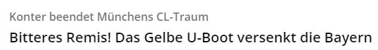 Sport.de: Kontratak kończy marzenia monachijczyków o mistrzostwie w LM. Gorzki remis! Żółta Łódź Podwodna zatapia Bayern