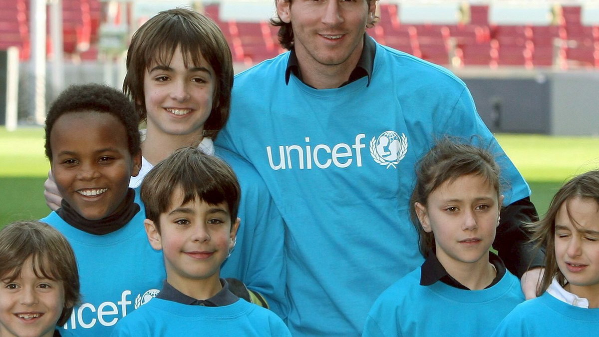 Barcelona wspiera Unicef