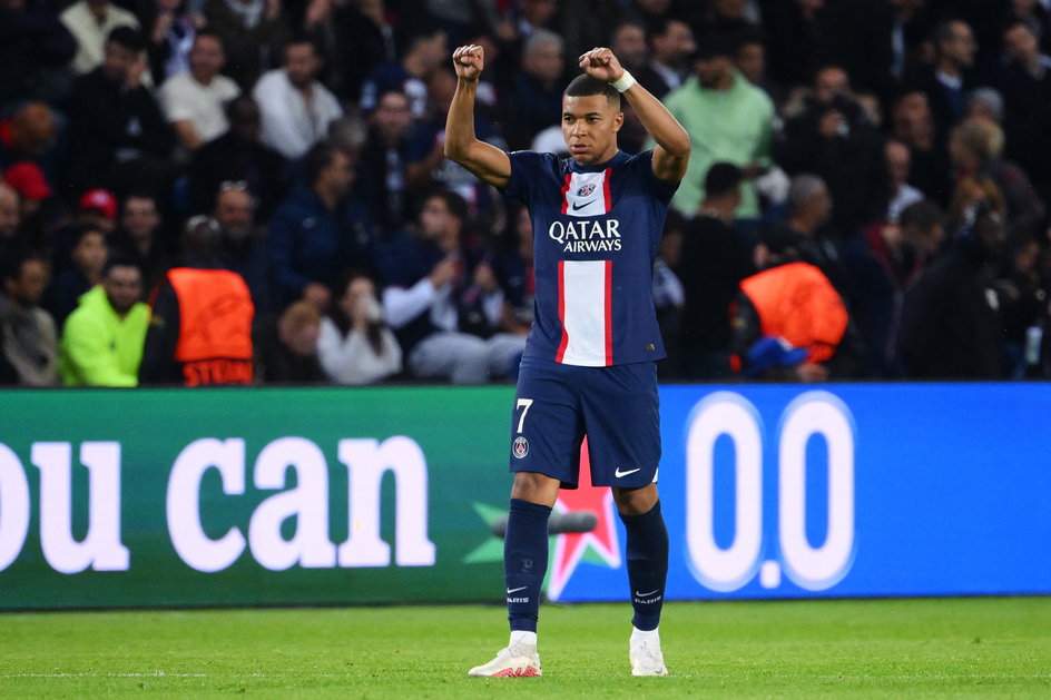 Kylian Mbappe w 2022 r.