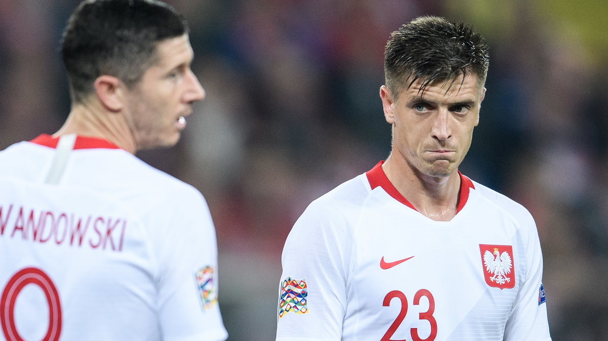 Robert Lewandowski i Krzysztof Piątek