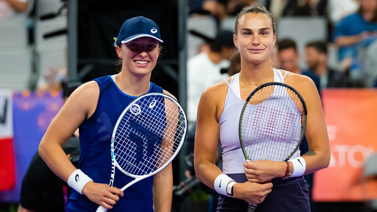 Iga Świątek i Aryna Sabalenka