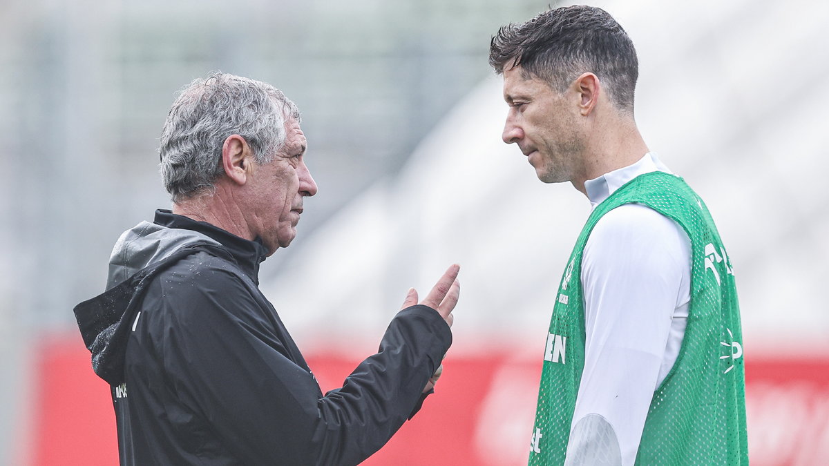 Fernando Santos i Robert Lewandowski