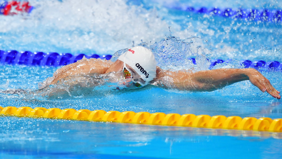 Kacper Majchrzak powalczy o podium na 100 i 200 m st. dow. Na obu dystansach jest zgłoszony z drugim czasem.