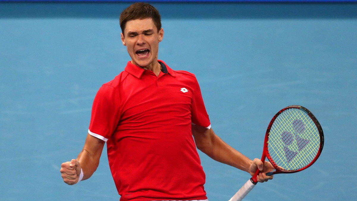 Kamil Majchrzak w ATP Cup pokonał m.in. silnego Argentyńczyka Federico Delbonisa. Teraz czeka na występ w Australian Open.