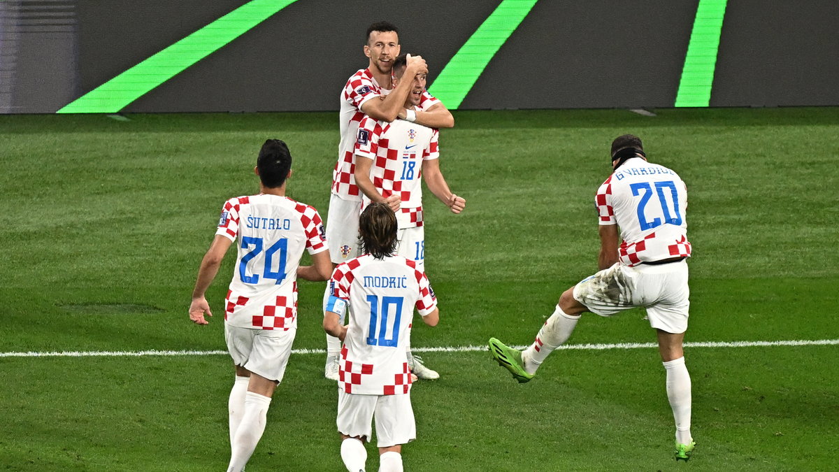 Radość Chorwatów po drugiej bramce