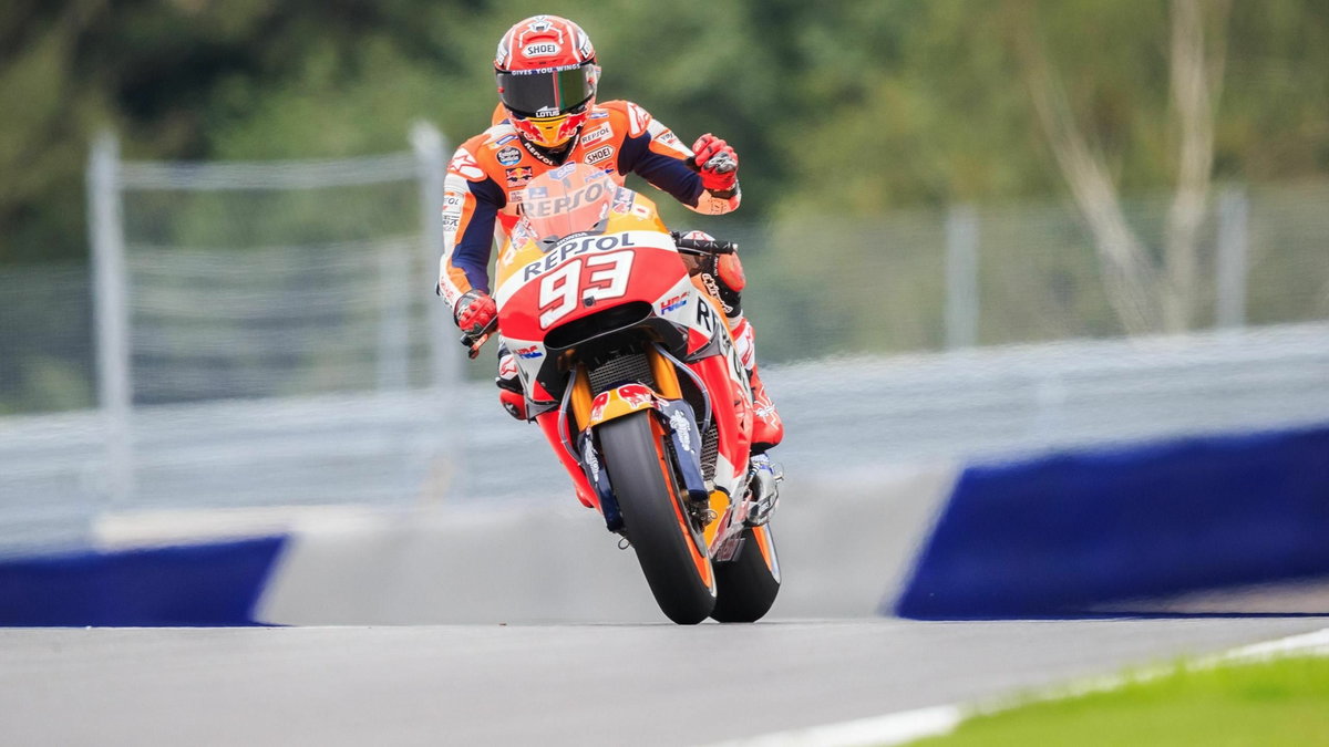 Marc Marquez wystartuje z pole position w GP Czech