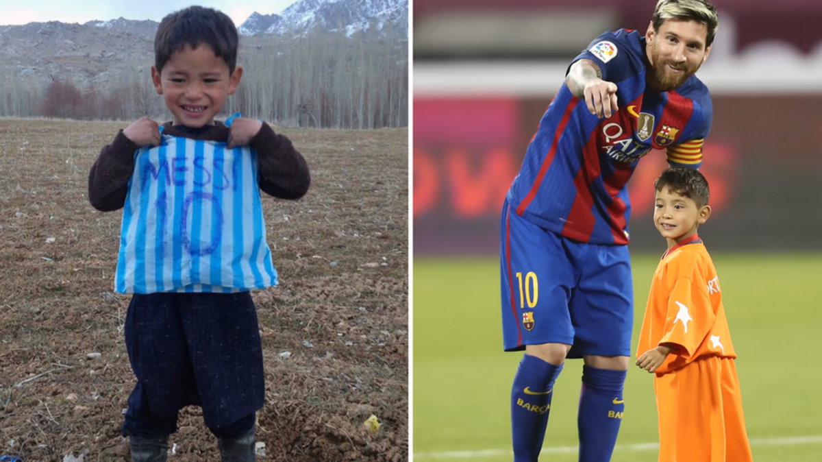 Murtaza Ahmadi i Leo Messi