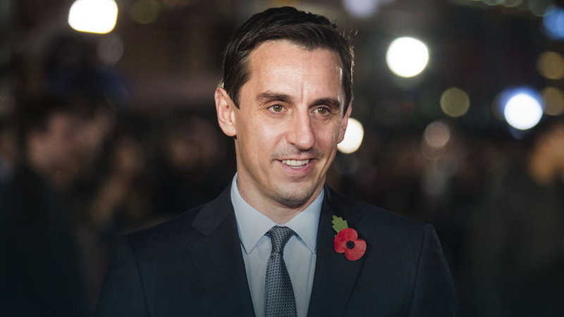 Gary Neville, fot.  JACK TAYLOR / AFP