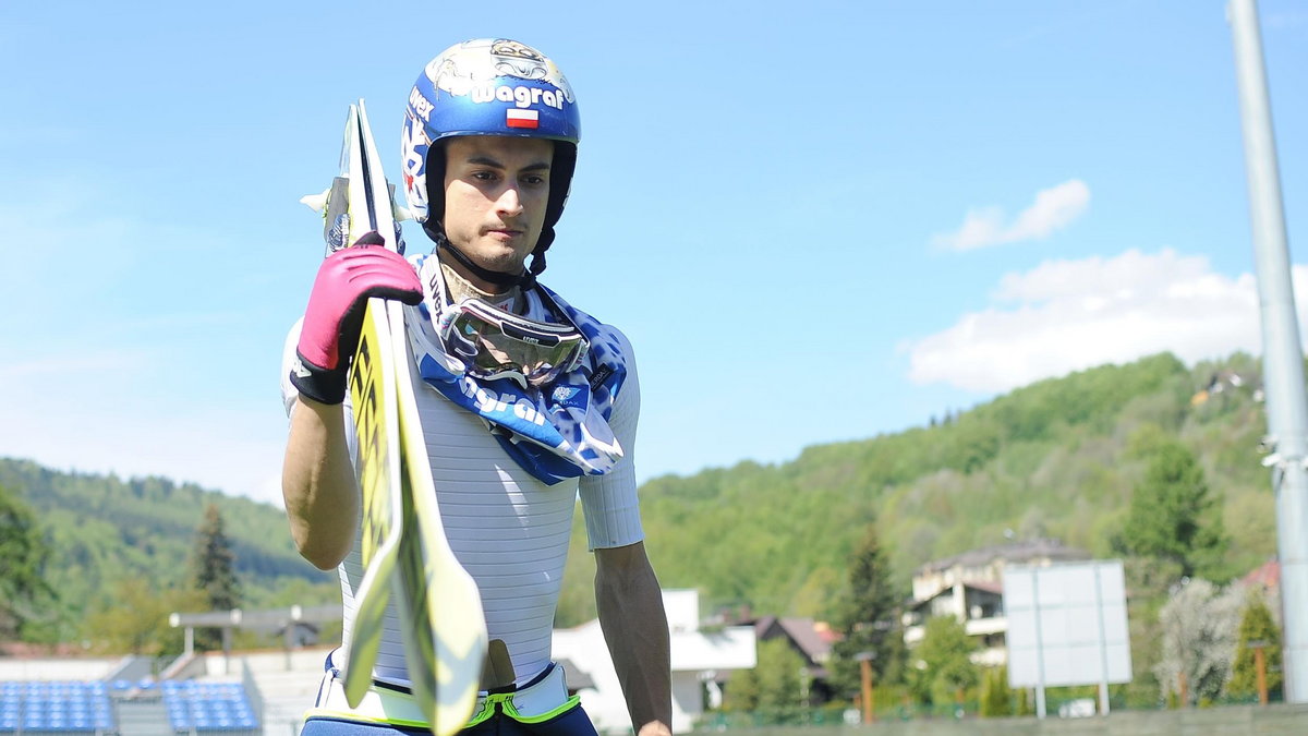 Skoki narciarskie - trening kadr polskich skoczkow narciarskich