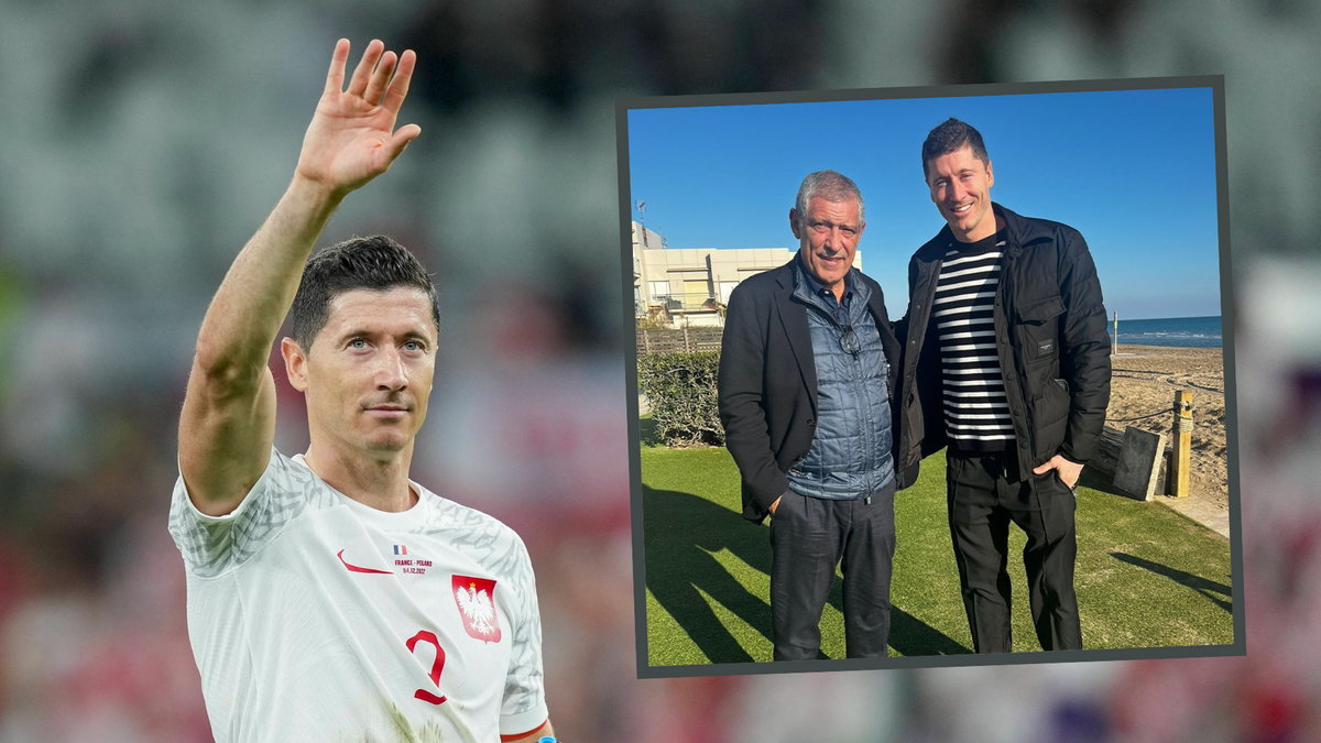 Fernando Santos spotkał się z Robertem Lewandowskim