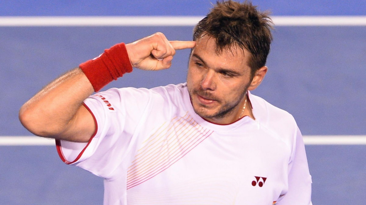 Triumfujący Stanislas Wawrinka