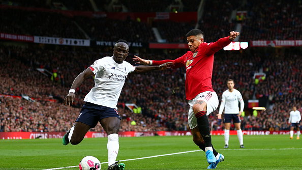 Sadio Mane (Liverpool) i Marcos Rojo (Manchester United)