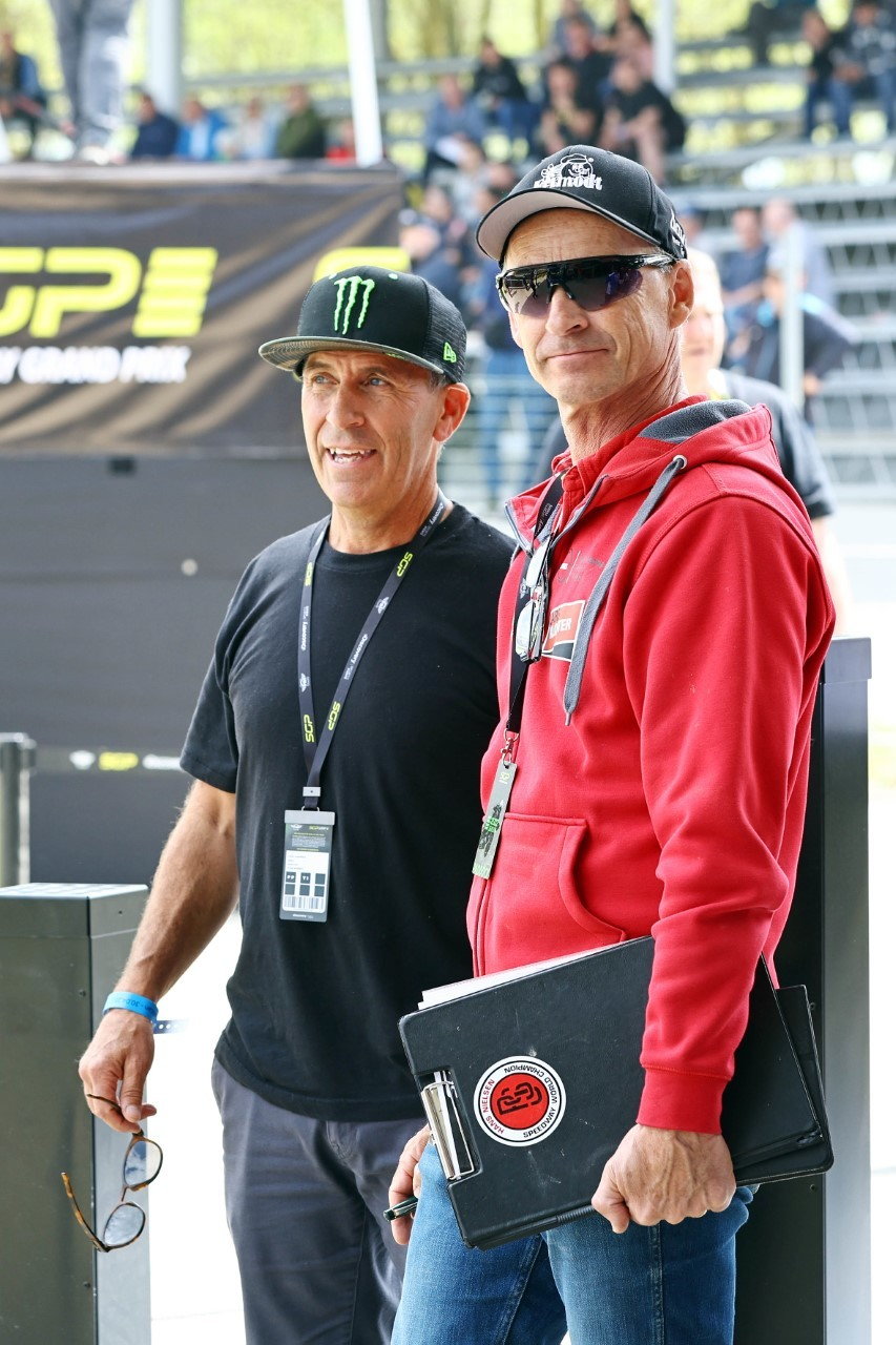 Greg Hancock i Hans Nielsen