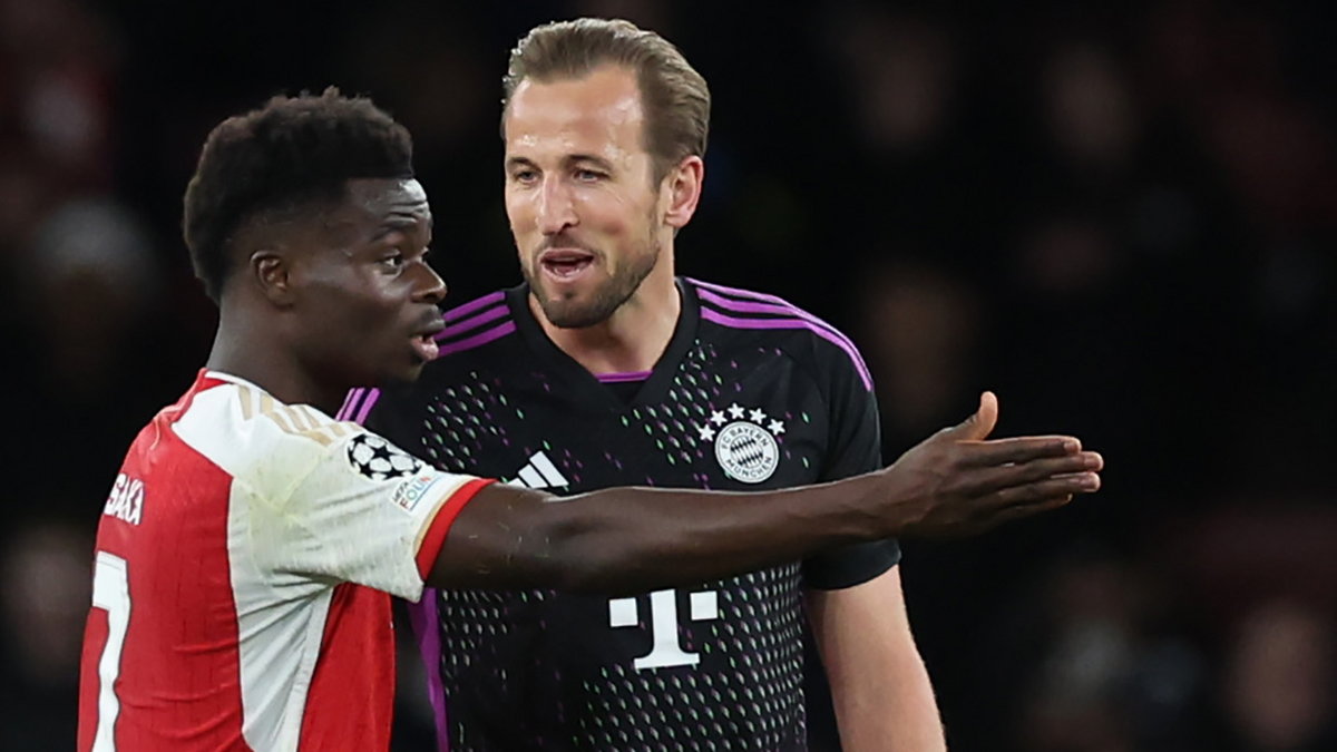 Bukayo Saka (Arsenal) i Harry Kane (Bayern)