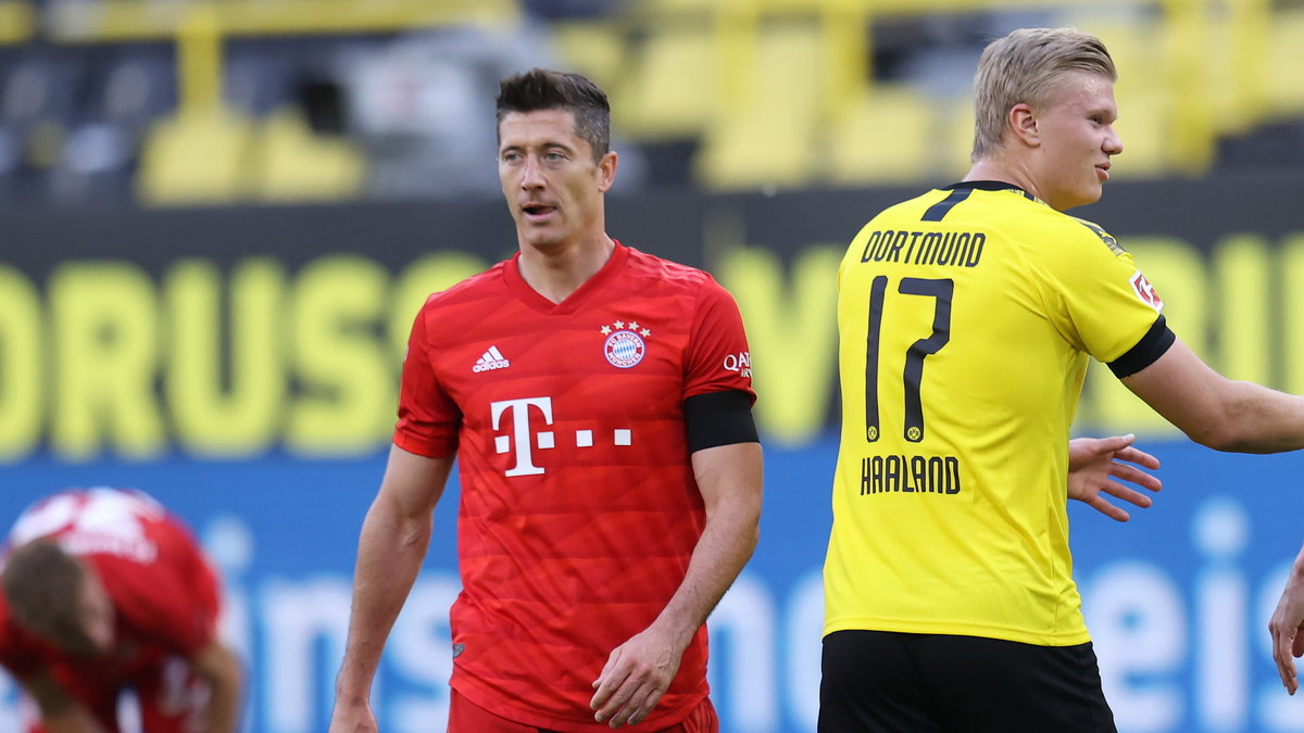 Erling Haaaland i Robert Lewandowski