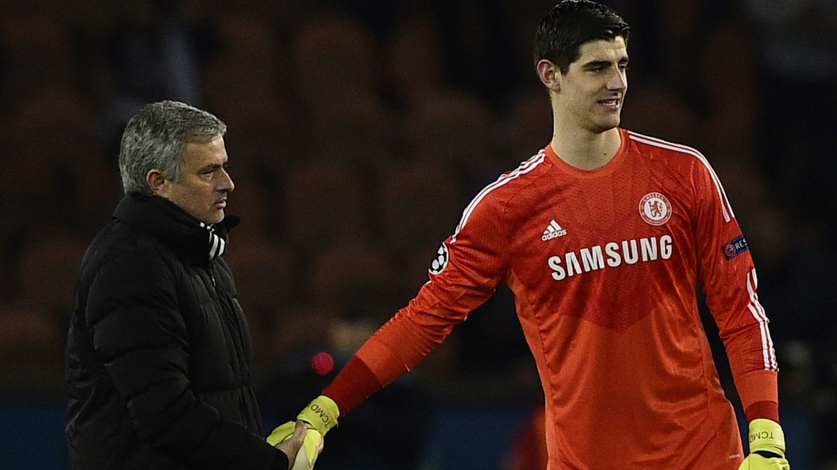 Jose Mourinho i Thibaut Courtois