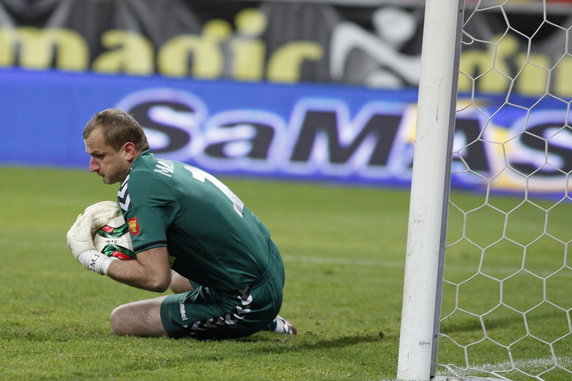 PIŁKA NOŻNA EKSTRAKLASA JAGIELLONIA KORONA KIELCE ( Konstantin Vassiljev Rafał Grzelak Radek Dejmek )