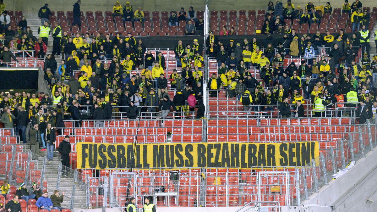 Borussia Dortmund kibice protest