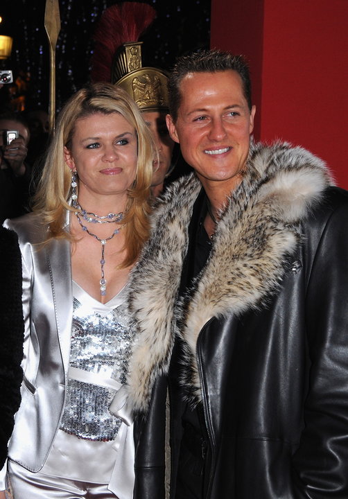 Michael Schumacher i jego żona Corinna