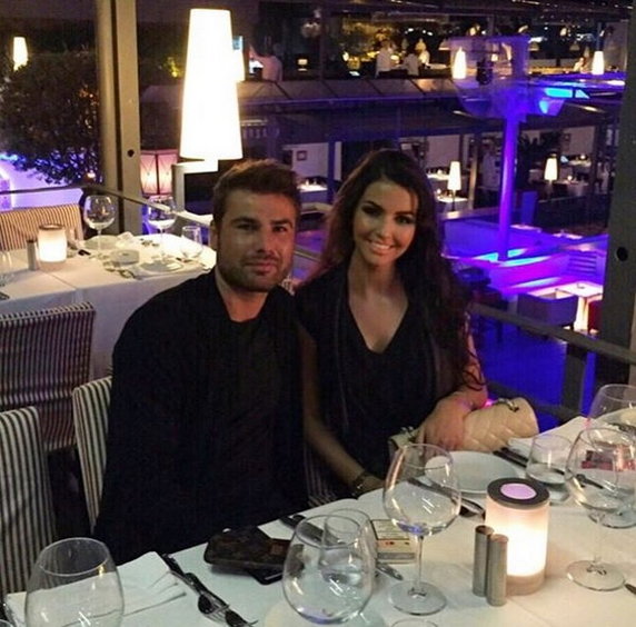 Sandra Bachici i Adrian Mutu