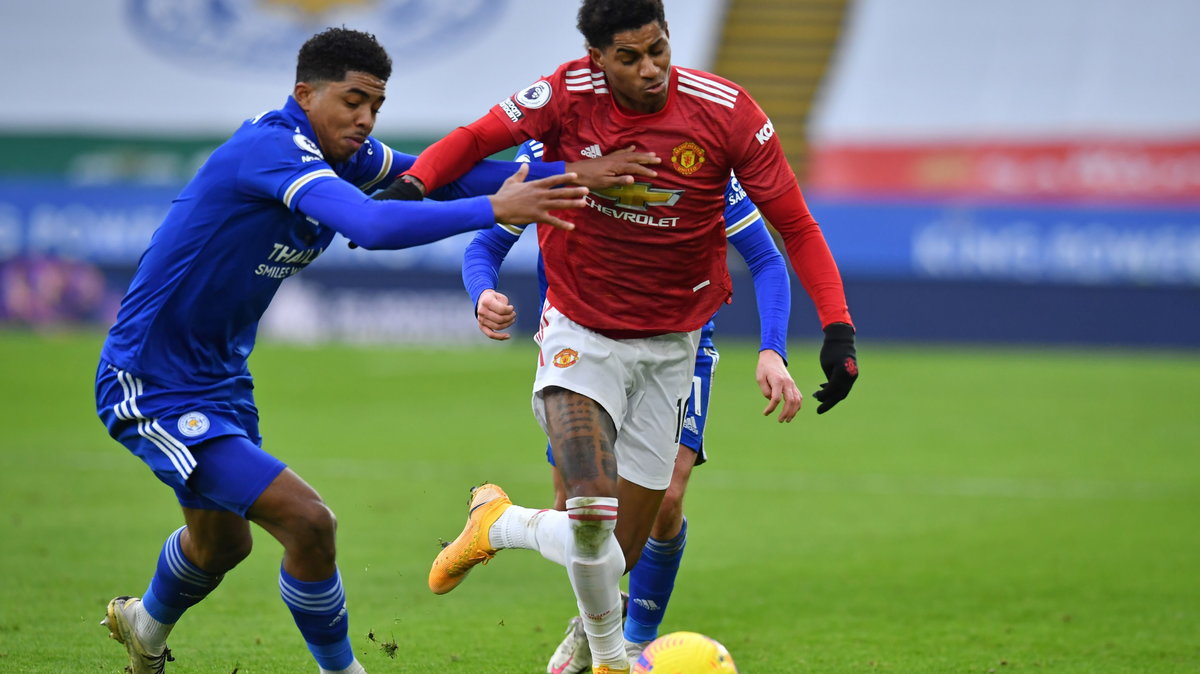 Marcus Rashford (Manchester United) i Wesley Fofana (Leicester City)