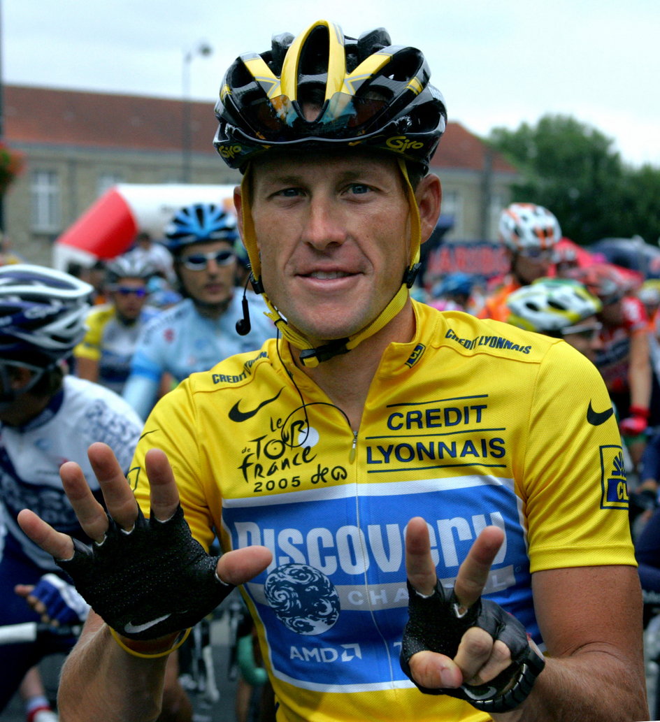 Lance Armstrong siedem razy z rzęd triumfował w Tour de France.