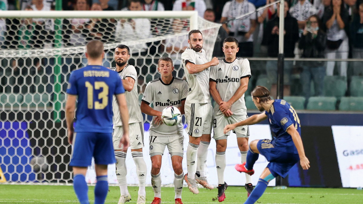 Pilka nozna. Liga Mistrzow. Legia Warszawa - Dinamo Zagrzeb. 10.08.2021