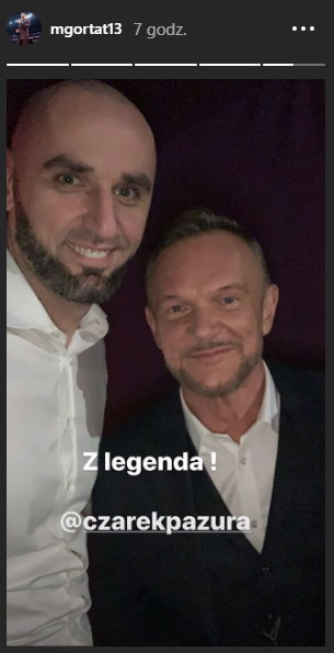 Marcin Gortat z Cezarym Pazurą