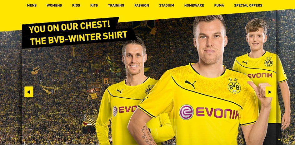 Nowe stroje Borussii Dortmund