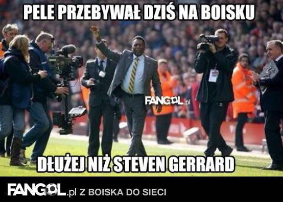 Steven Gerrard bohaterem memów po meczu z MU