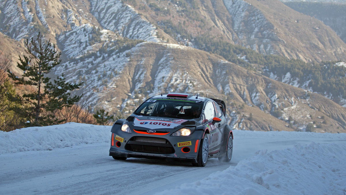 Robert Kubica w rajdzie Monte Carlo