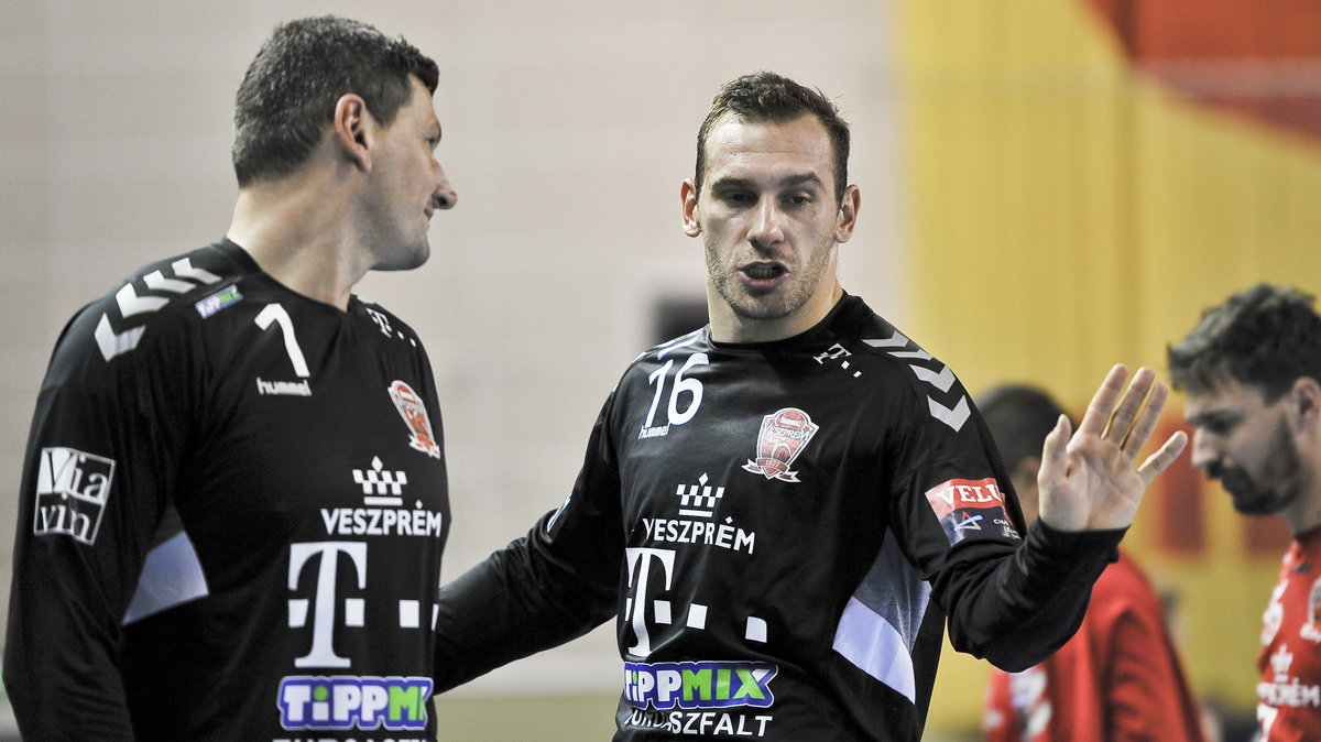 Zawodnicy Telekom Veszprem