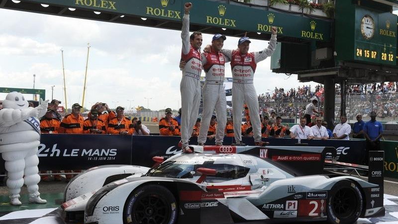 Benoit Treluyer, Andre Lotterer i Marcel Fassler