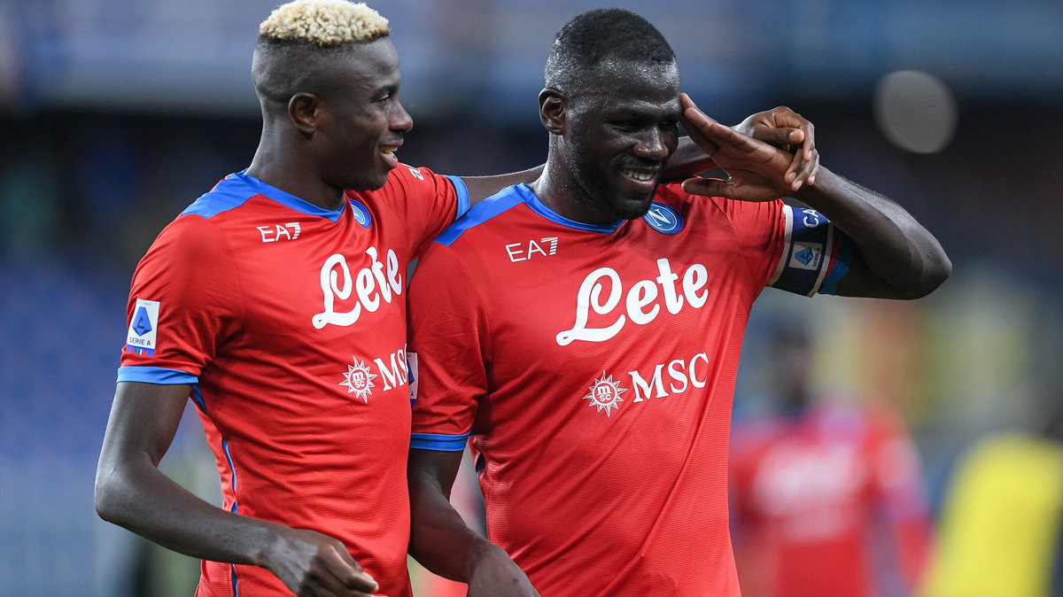 Od lewej: Victor Osimhen i Kalidou Koulibaly