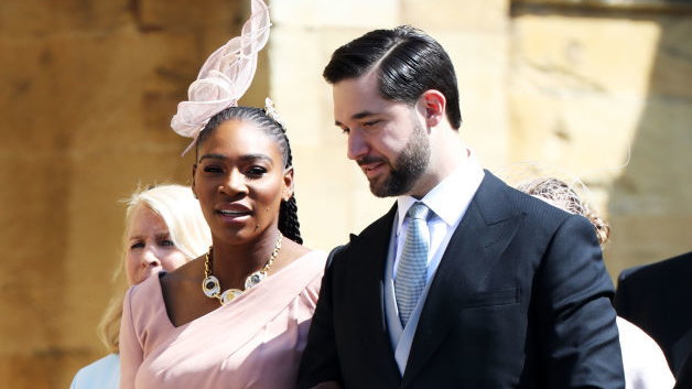 Serena Williams z mężem
