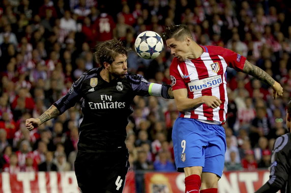 SPAIN SOCCER UEFA CHAMPIONS LEAGUE (Atletico Madrid vs Real Madrid)