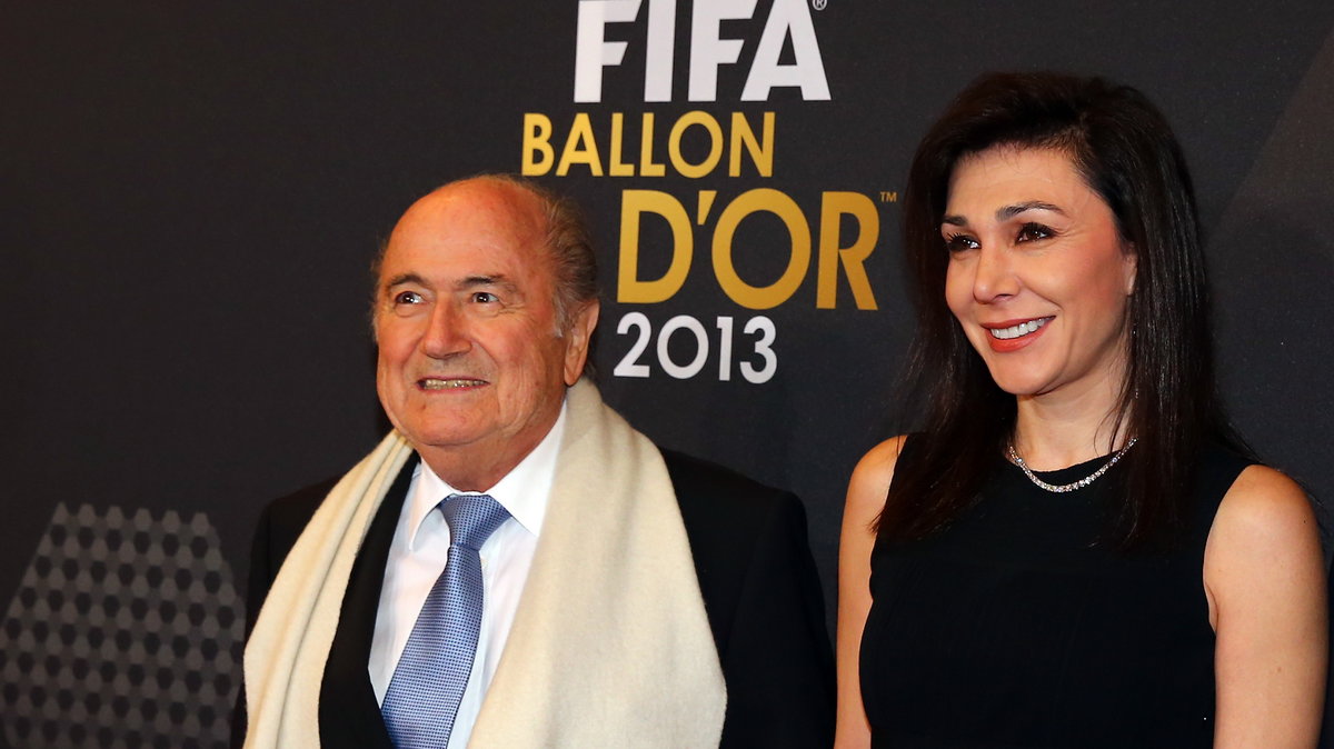 Sepp Blatter i Linda Barras