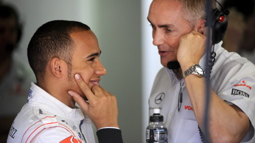 Lewis Hamilton i  Martin Whitmarsh