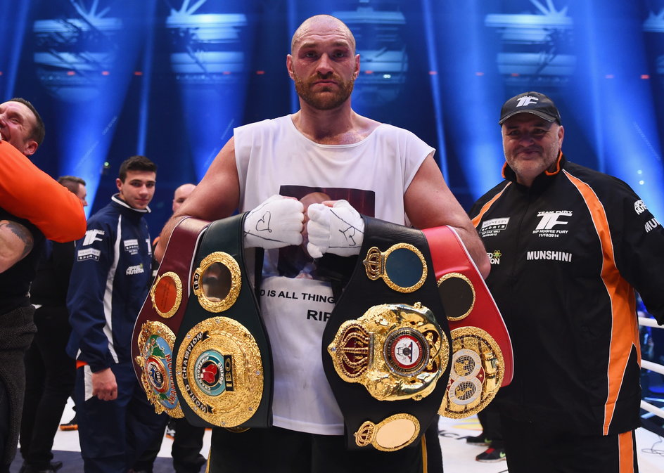 Tyson Fury po wygranej z Władimirem Kliczką