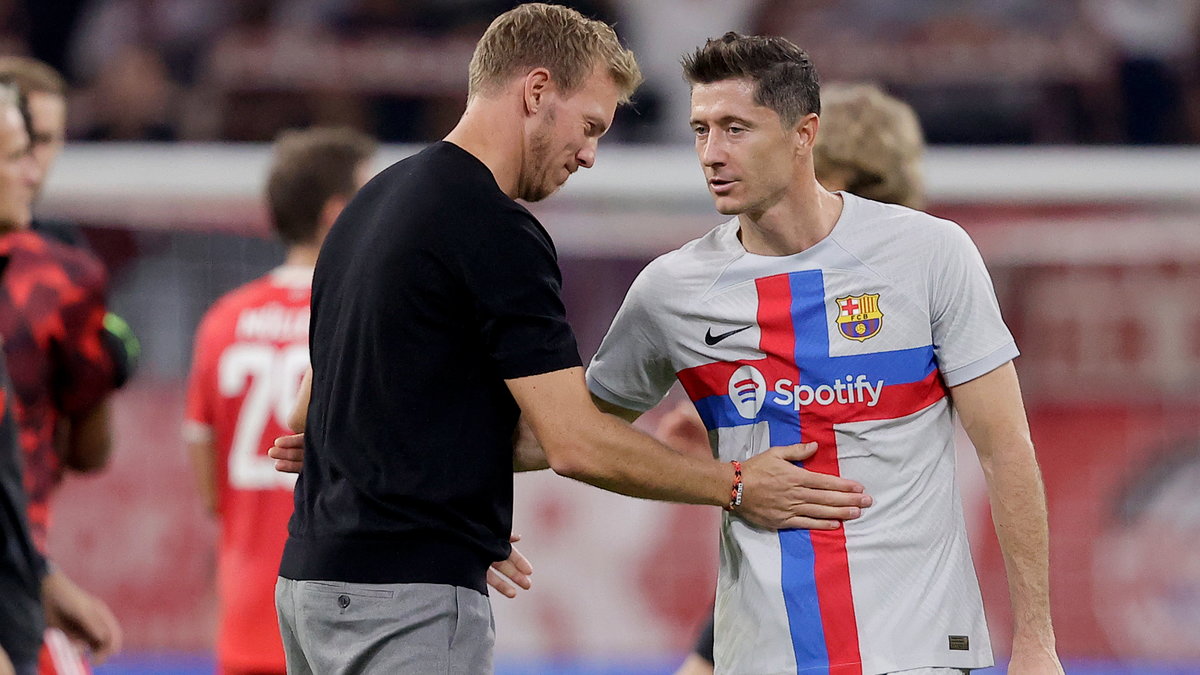 Julian Nagelsmann i Robert Lewandowski