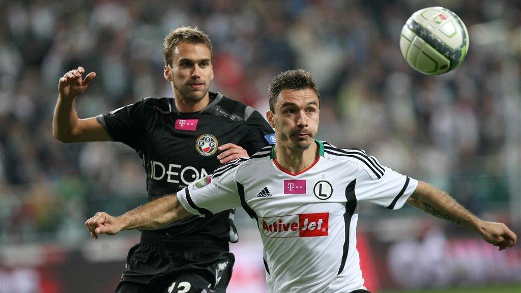 Legia - Polonia/Adam Kokoszka i Marek Saganowski