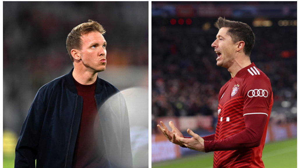 Julian Nagelsmann i Robert Lewandowski