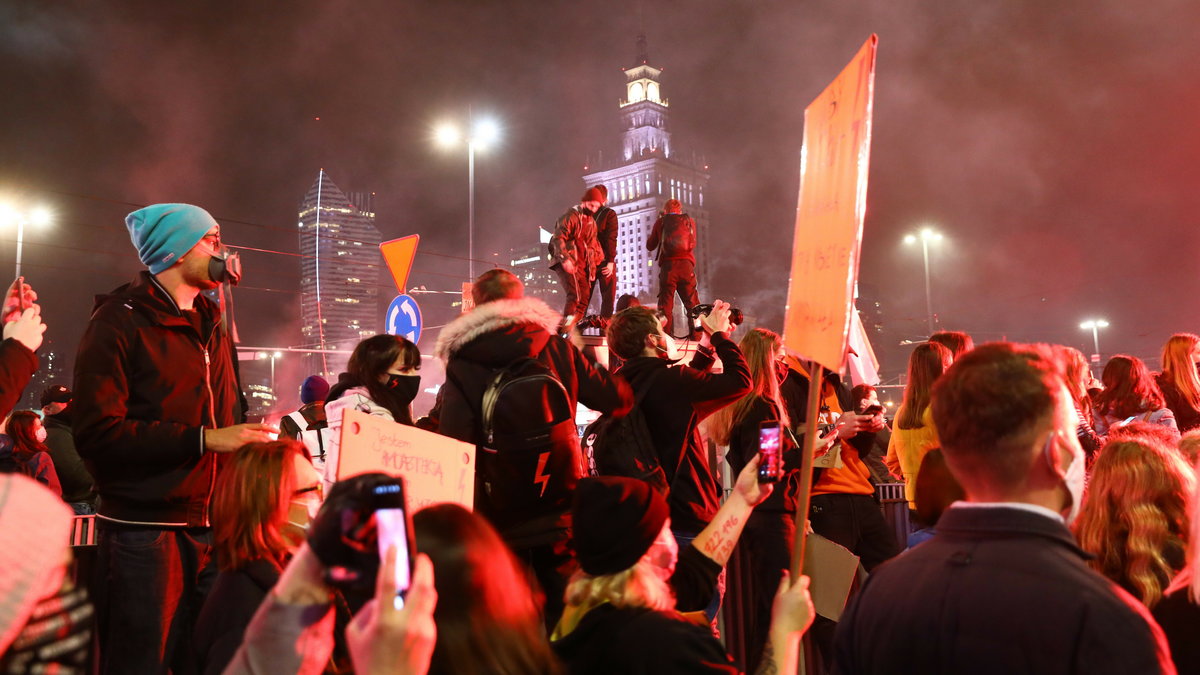 Protest przeciwko zaostrzeniu prawa aborcyjnego 