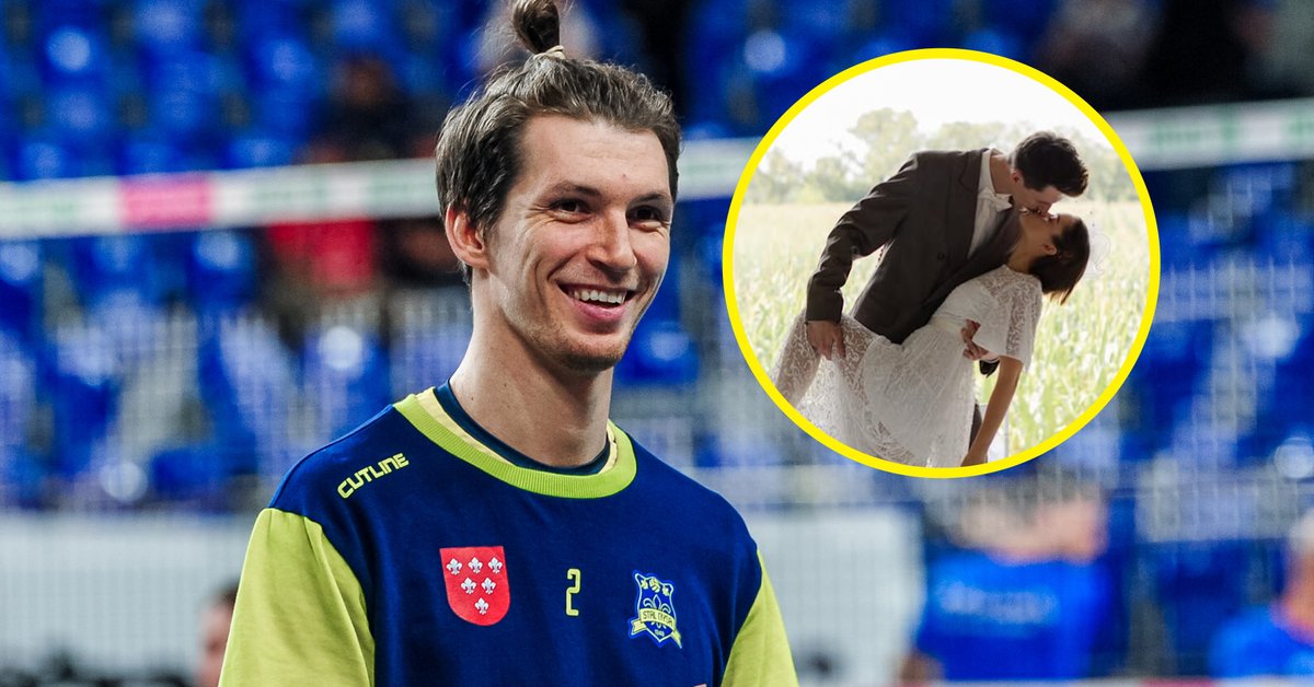 Polski siatkarz ożenił się z modelką. Ślub i wesele zorganizowali w... osiem dni